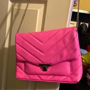 Cross body pink bag, new never worn
